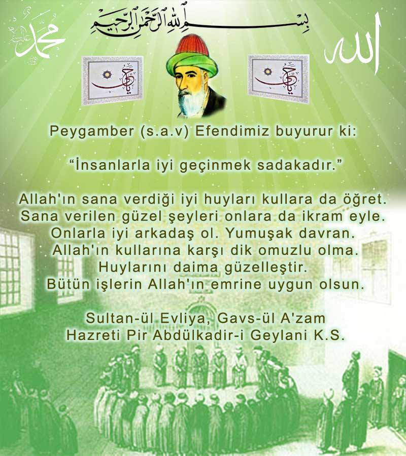 Gavs- Azam Seyyid Abdulkadir Geylani (ks.)