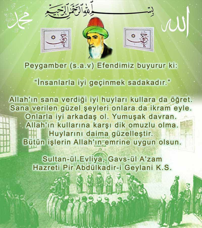 Gavs- Azam Seyyid Abdulkadir Geylani (ks.)