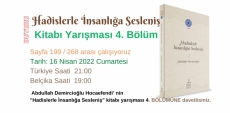 Hadislerle nsanla Sesleni Kitab YARIMASI 4. Blm