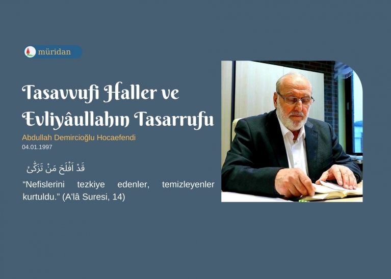 Tasavvufi Haller ve Evliyaullah'n Tasarrufu -2