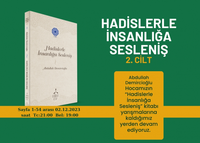 Hadislerle nsanla Sesleni 2. cilt Kitab Yarmas