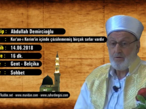 Kuran- Kerimin inde zlememi Birok Srlar Vardr 14.06.2018