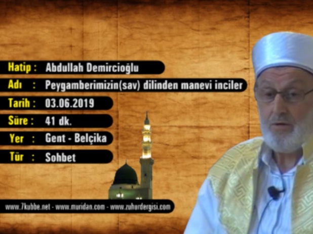 Peygamberimizin(sav) dilinden manevi inciler