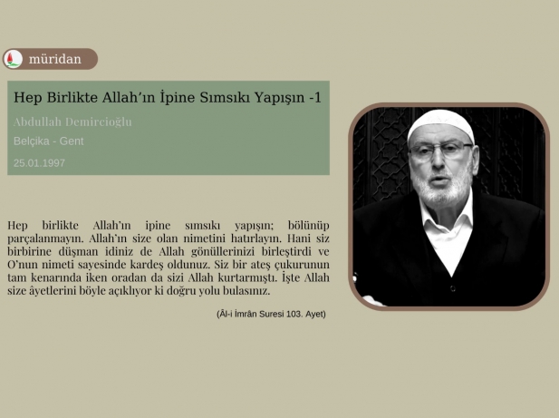 Hep Birlikte Allahn pine Smsk Yapn -1