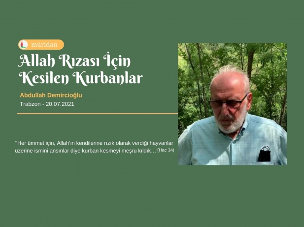 Allah Rzas in Kesilen Kurbanlar