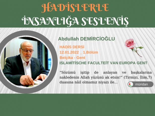Abdullah Demirciolu - Hadis Dersi 12.01.2022 (1.Blm)