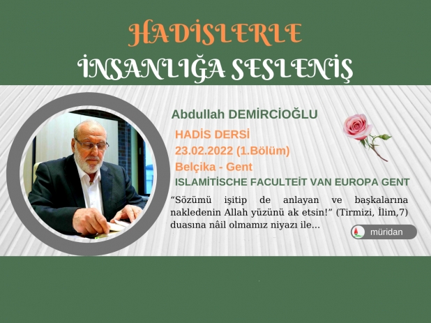 Abdullah Demirciolu - Hadis Dersi 