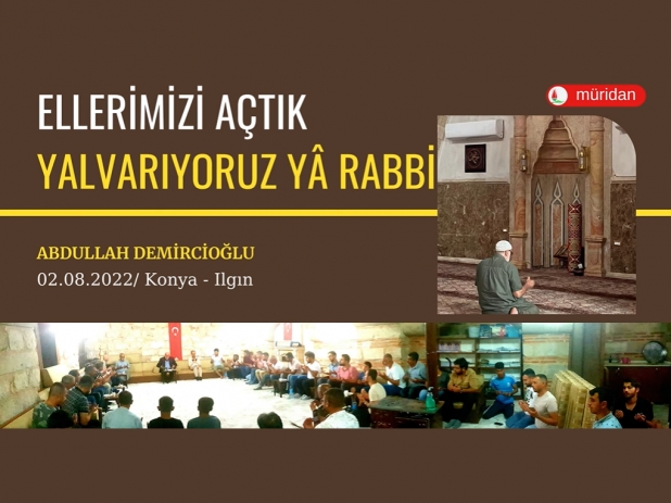 Ellerimizi Atk Yalvaryoruz Y Rabbi