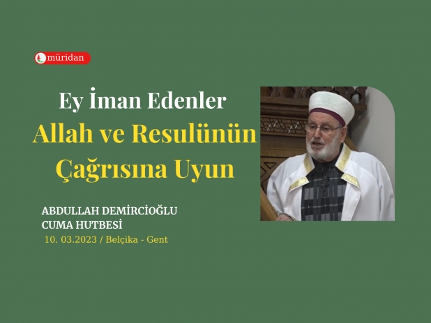 Ey man Edenler Allah ve Resulnn arsna Uyun