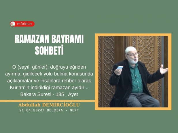 Ramazan Bayram Sohbeti - 21.04.2023 Belika - Gent