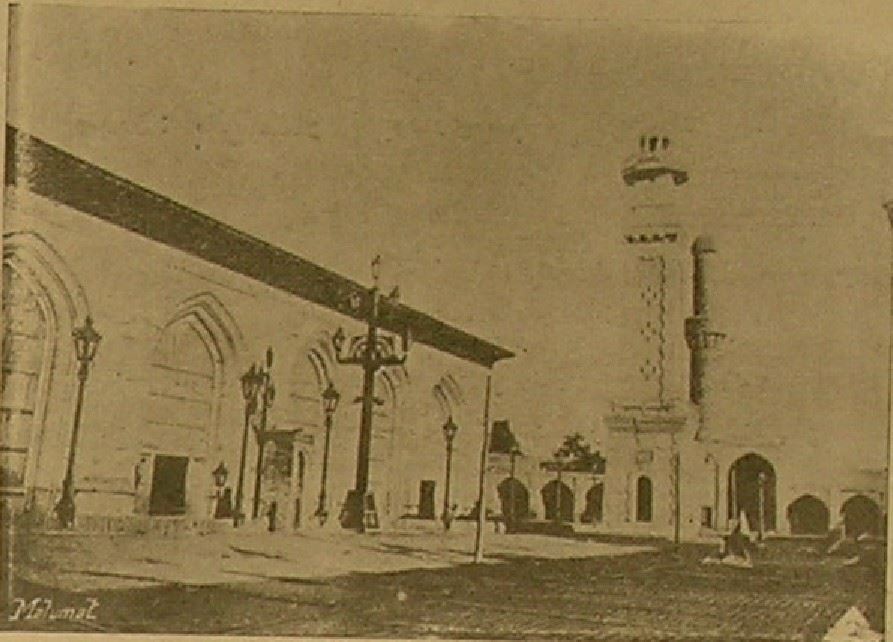 Bağdat'ta Şeyh Abdülkâdir Geylâni (K.S) Câmii, Dergâhı ve Türbesi. Sene 1319/1903