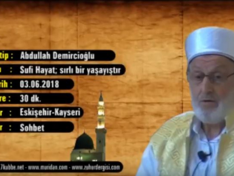 Sufi Hayat Srl Bir Yaaytr 03.06.2018
