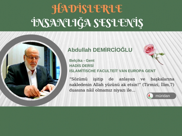 Abdullah Demircioğlu - Hadis Dersi 17.11.2021 (2.Bölüm)