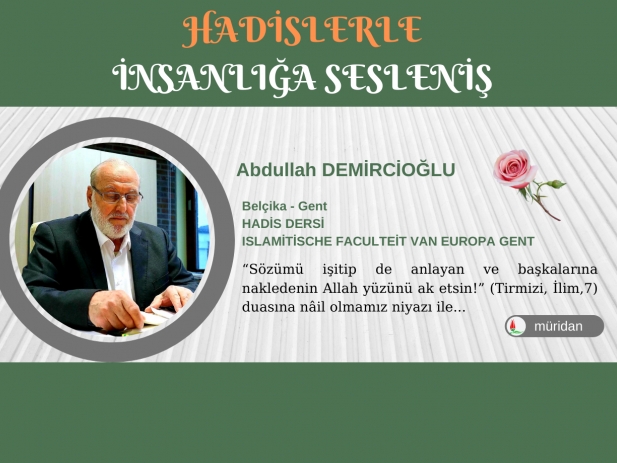 Abdullah Demircioğlu - Hadis Dersi 24.11.2021 (2.Bölüm)